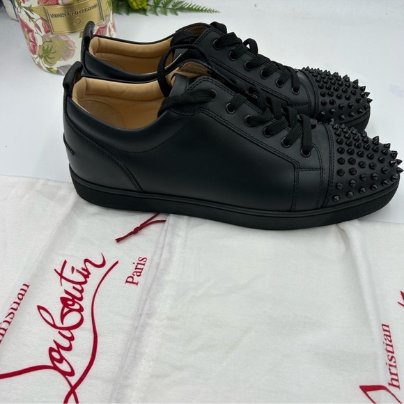 Men’s Christian Louboutin, Louis Jr spiked sneakers size 47 made in Italy - Picture 6 of 9